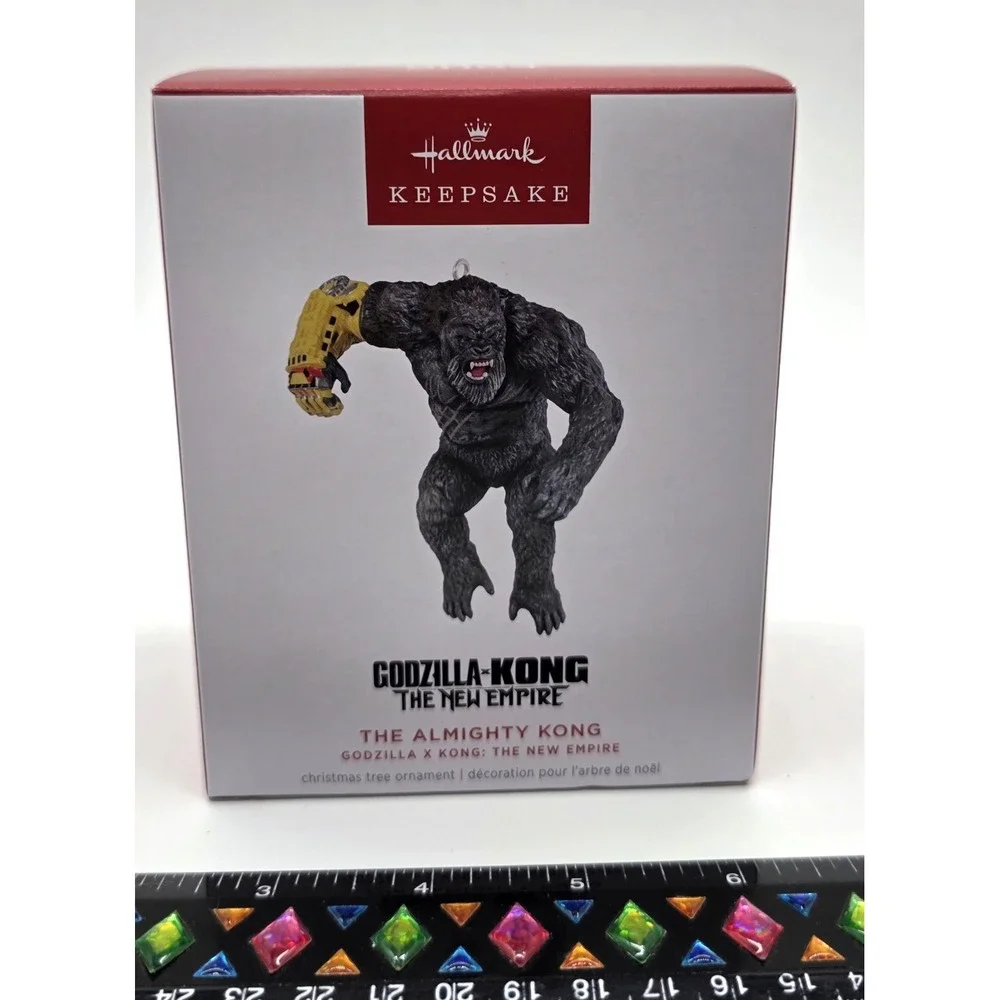2024 Hallmark Godzilla Kong The New Empire Christmas‎ Ornament NEW